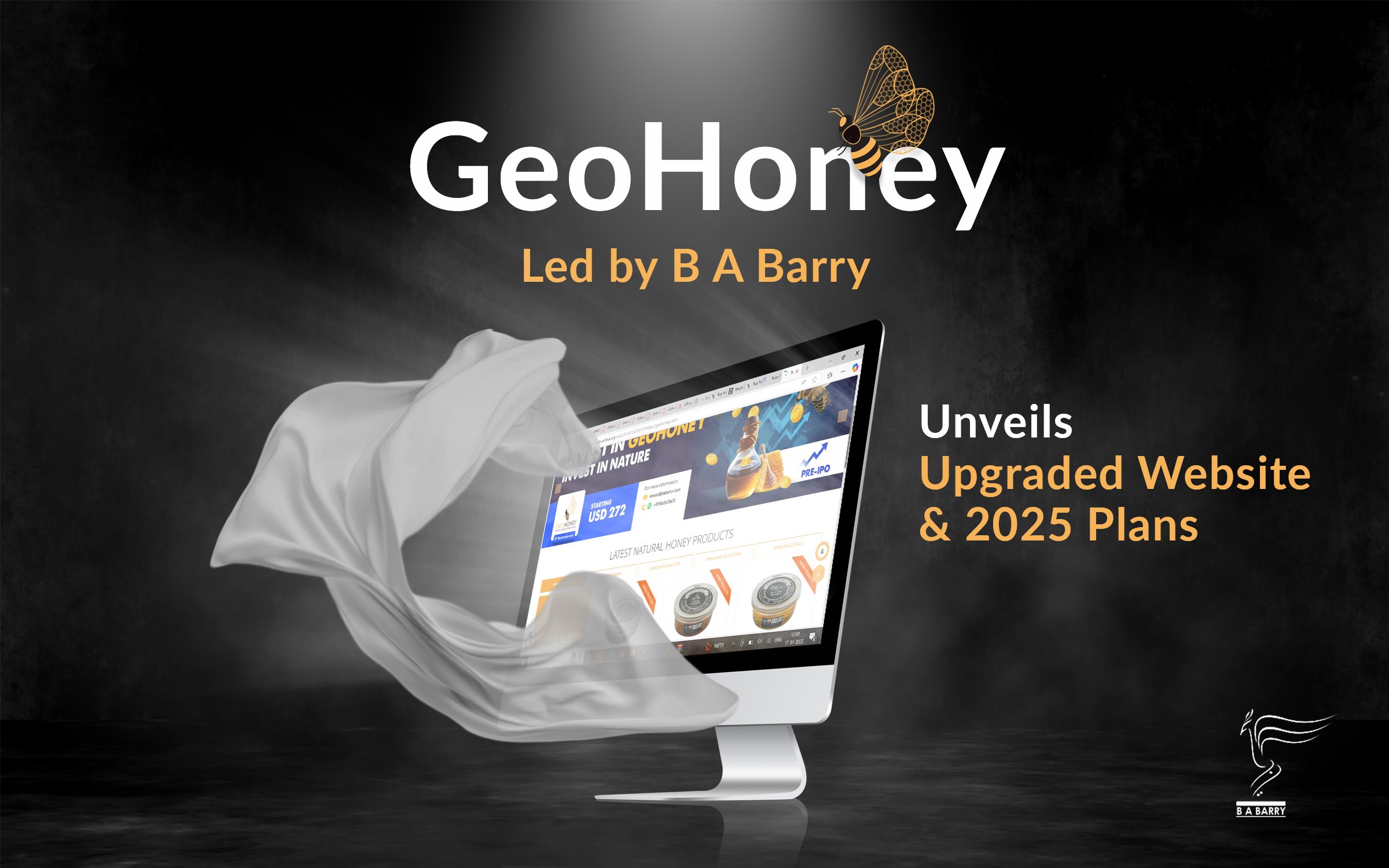 Geohoney, Led by B A Barry, Launches Upgraded Website and Announces New Products with 2025 Ambitions